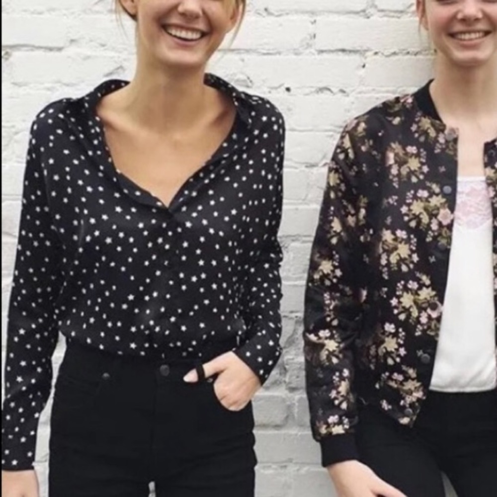 Brandy Silky Star Blouse NWT